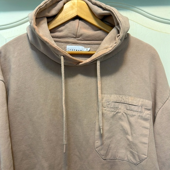Topman fleece pink hoodie M - Picture 6 of 9
